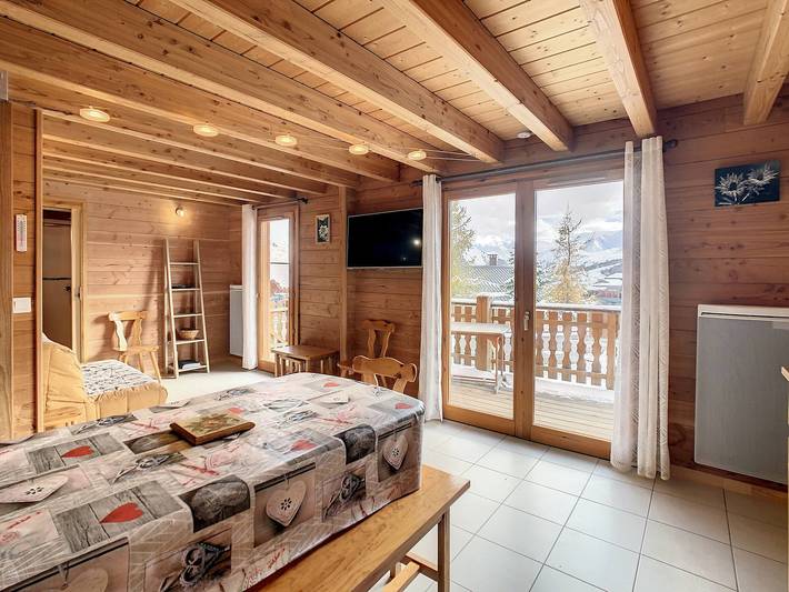 Chalet pour 9 personnes, avec balcon à Fontcouverte-la-Toussuire