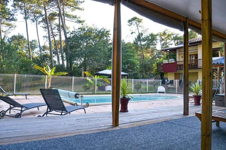 Villa pour 15 personnes, avec vue et jardin ainsi que sauna et piscine, adapté aux familles à Seignosse - 3