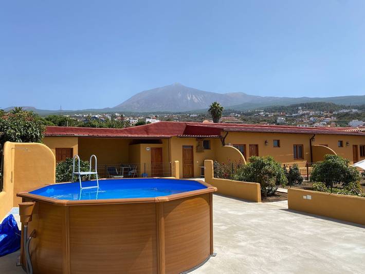 Ferienwohnung "Casa Quemahierro 1" mit Meerblick, Pool & Garten in La Mancha (Icod de los Vinos), Icod de los Vinos