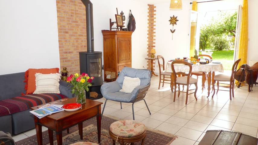 Maison de vacances pour 5 personnes, avec Terrasse et Jardin à Plougoumelen