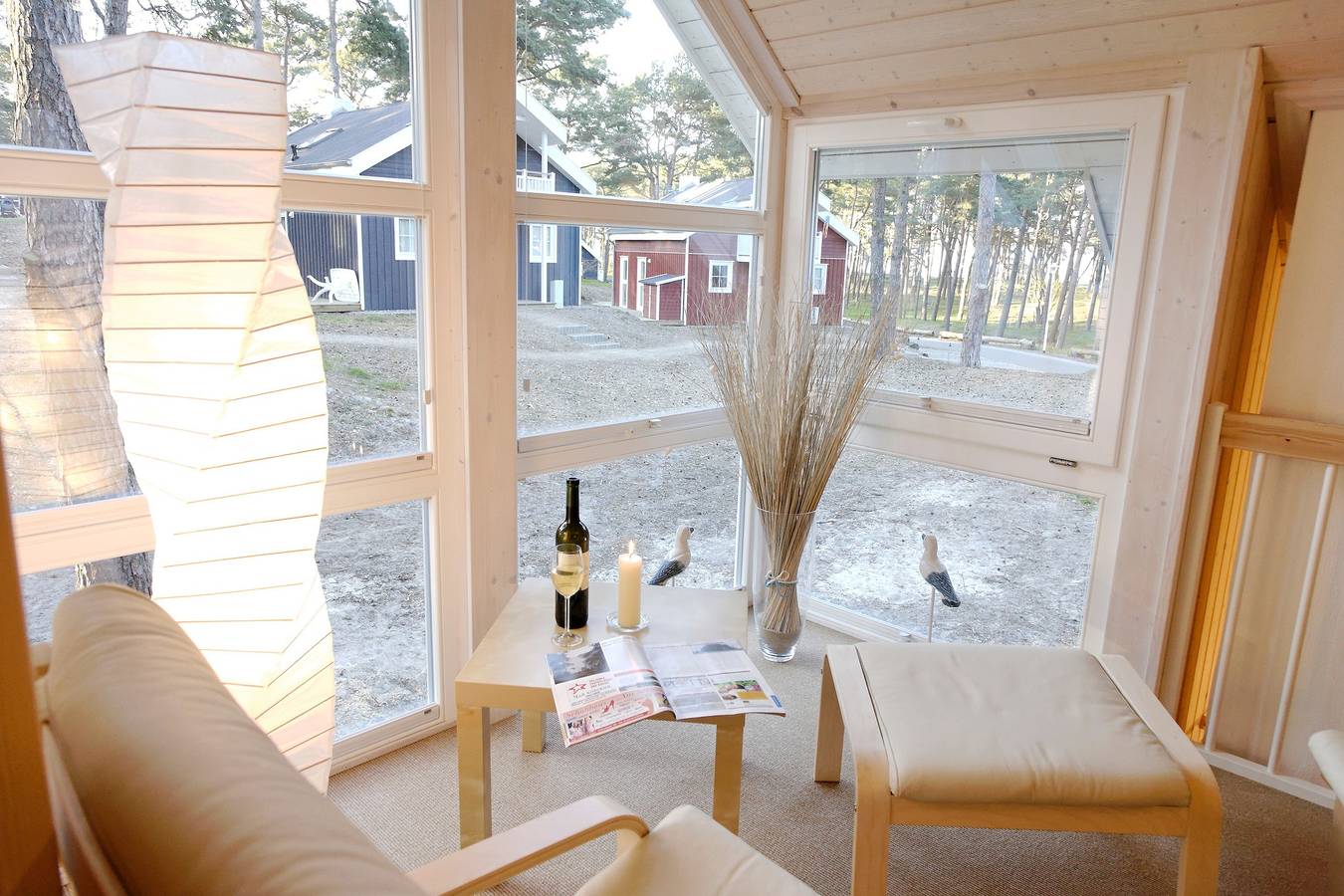 Casa de vacaciones 'Strandpark Baabe' con terraza privada y Wi-Fi in Baabe, Rügen
