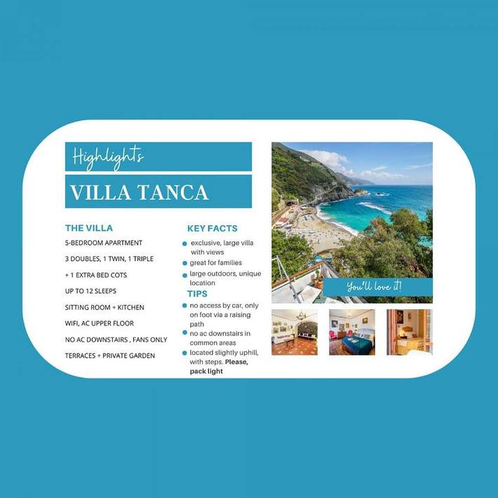 Villa pour 12 personnes, avec balcon dans Cinque Terre - 3