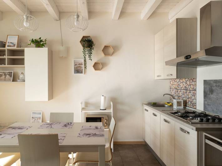 Appartamento intero, Cherubino 2", Dreizimmerwohnung mit Pool und Terrasse in Spiglia, Comune di Parzanica