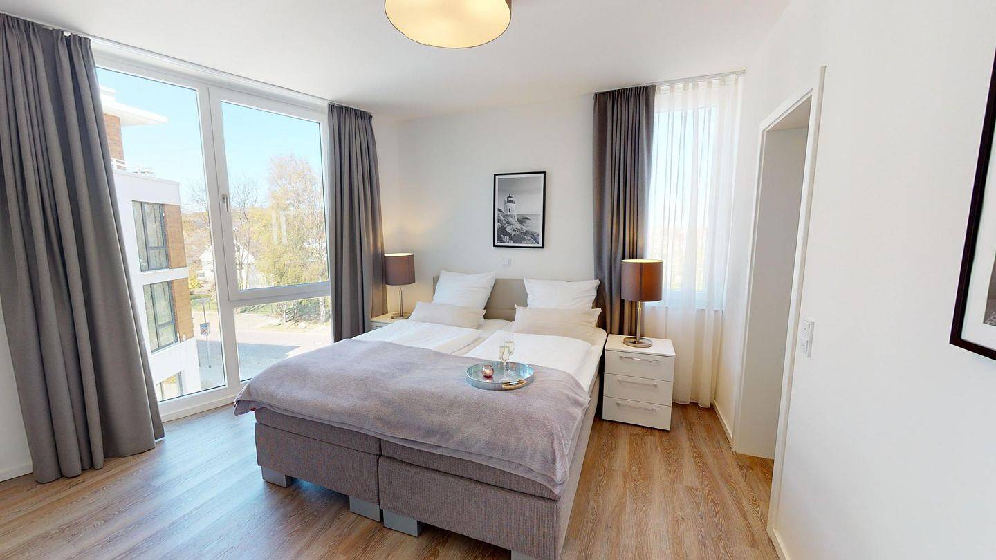 Ganze Wohnung, Großes Urlaubsapartment D-06 im Südkap mit dem Strand vor der Tür für 4 Personen in Südstrand Pelzerhaken, Ostholstein