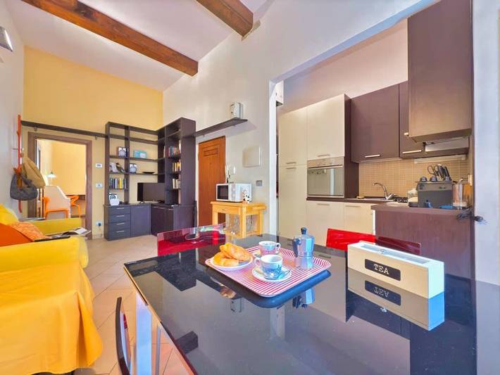 Apartamento para 3 personas, con Balcón y Terraza en Florencia