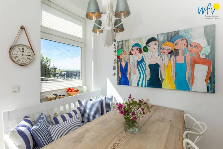 Apartamento entero, Luxuriöse Ferienwohnung Backboard auf Juist mit Meerblick und Balkon in Juist