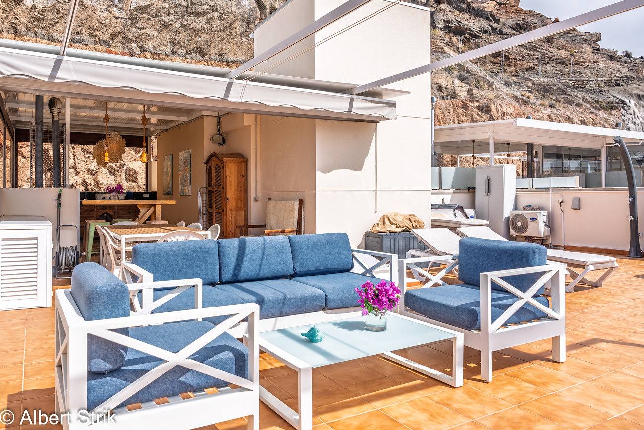 Hel leilighet, Puerto de Mogan penthouse in Puerto de Mogán, Mogán