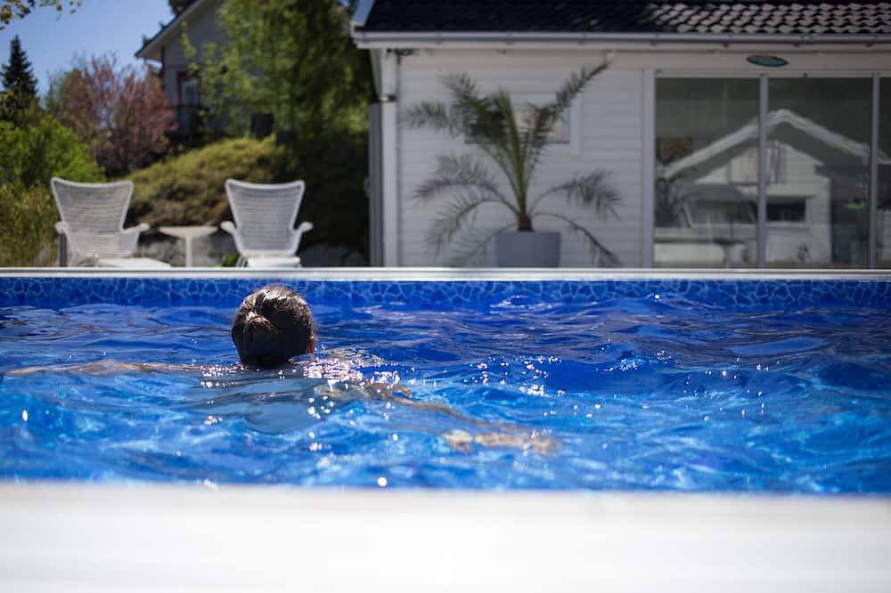 Luxus-Villa mit Pool, Whirlpool im Freien und poolhaus in Nacka, Stockholmer Schärengarten