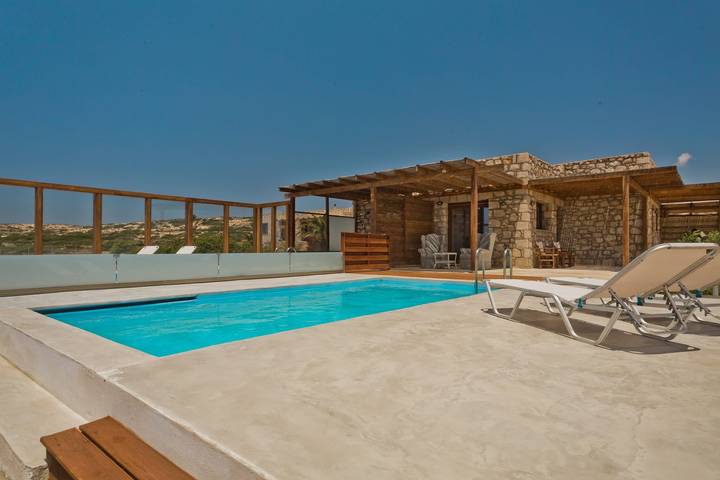Vakantiehuis voor 2 personen, met Uitzicht op zee en Terras op Karpathos