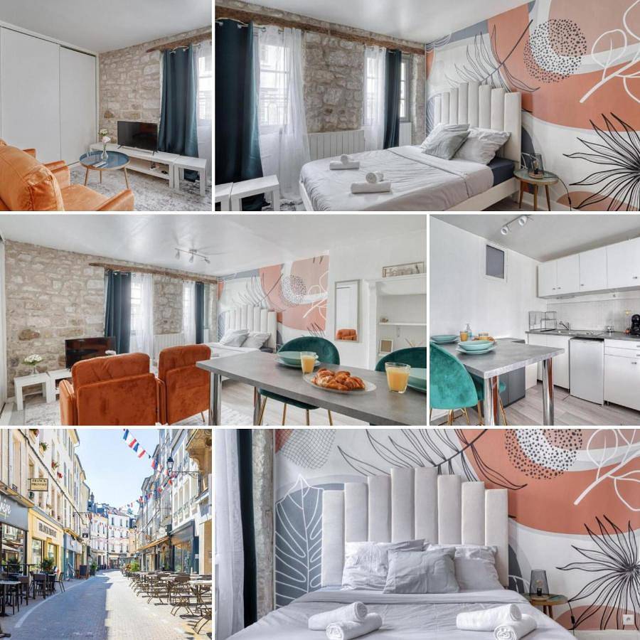 Appartement entier, La Perle de Pontoise - studio proche Paris Jo Paris 2024 in Pontoise, Val-d'Oise
