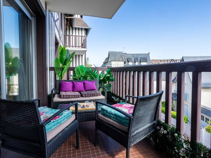 Appartement de vacances pour 2 personnes, avec Balcon et Terrasse