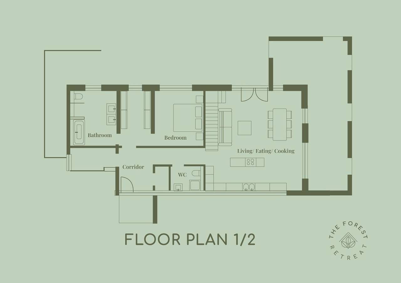 Apartamento vacacional entero, Holiday flat "The Forest Retreat" in Wermelskirchen, Rheinisch-Bergischer Kreis
