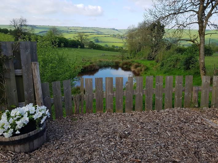 Cabane en bois pour 2 personnes avec terrasse in Shropshire Hills