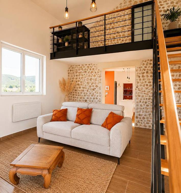 Villa pour 4 personnes, avec Terrasse ainsi que Jardin et Vue