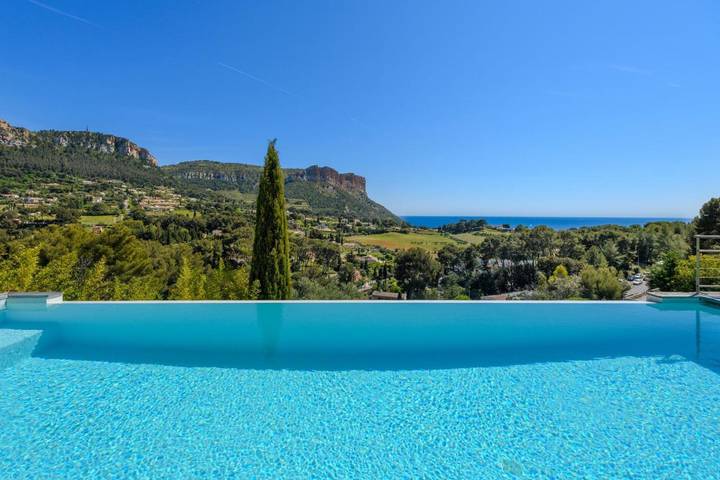 Villa pour 12 personnes, avec jardin ainsi que piscine et vue, animaux acceptés à Cassis - 2