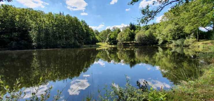 Maison de vacances pour 4 personnes, avec piscine et vue ainsi que vue sur le lac et jardin