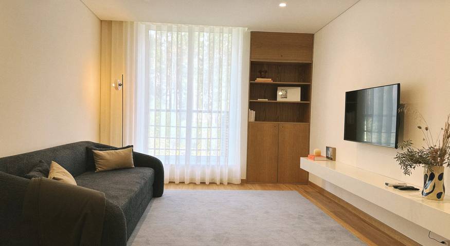Apartamento de férias para 7 pessoas, com jardim em Setúbal