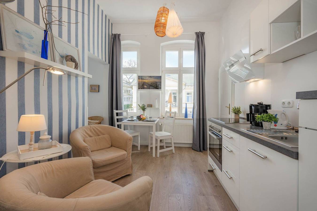 Ganze Wohnung, Moderne Ferienwohnung in Heringsdorf in Strandnähe mit Parkplatz in Seebad Heringsdorf, Heringsdorf
