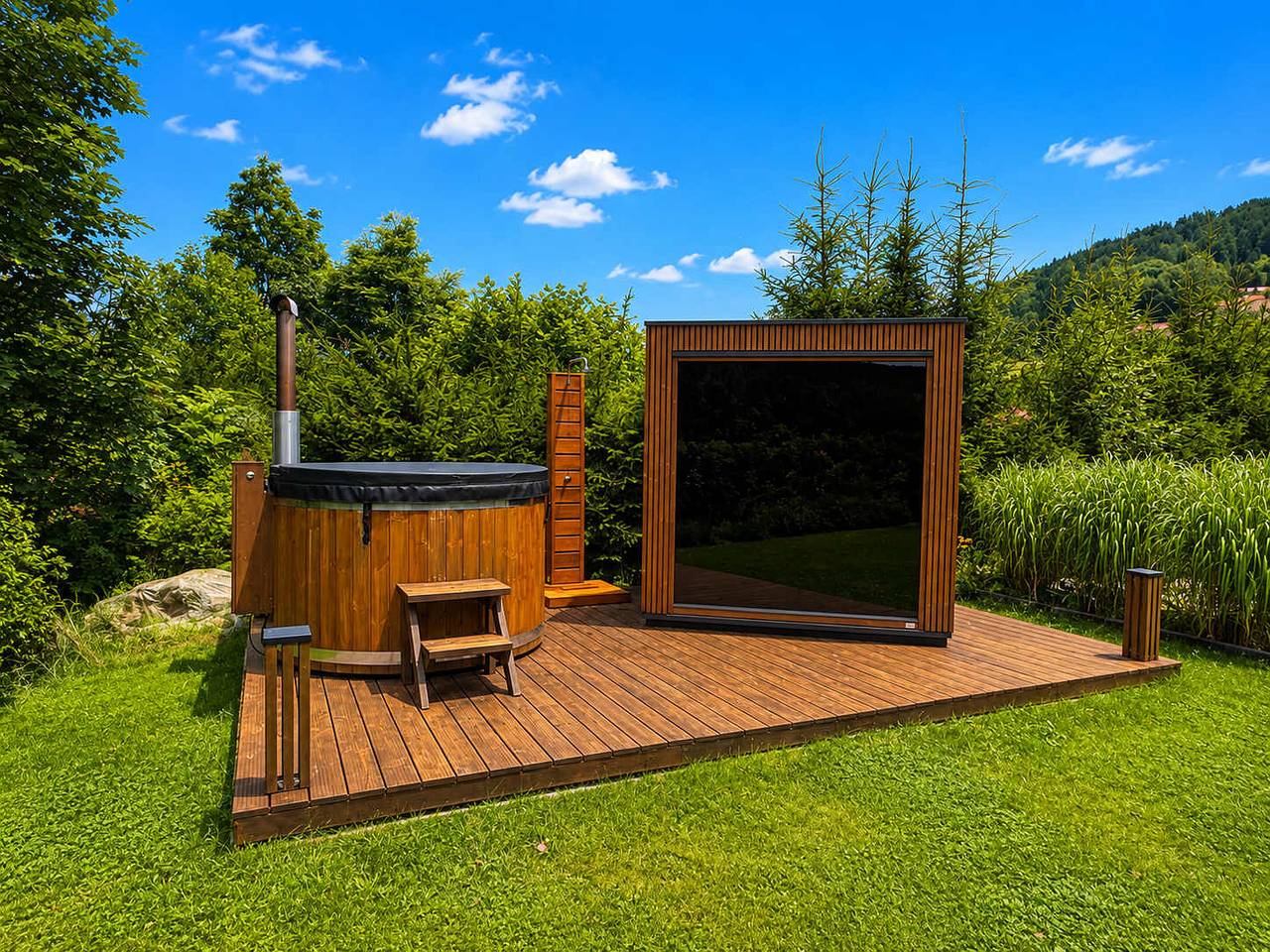 Zacisze Beskidu - House with Sauna, Hot Tub & Pool in Karpaty (Polska)