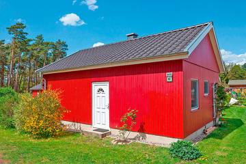 Ferienhaus für 6 Personen, mit Terrasse und Garten am Schweriner See