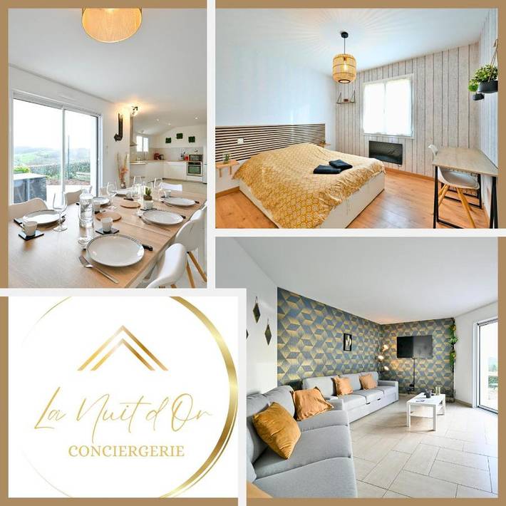 Location de vacances pour 10 personnes, avec jardin et vue à La Flocellière - 2