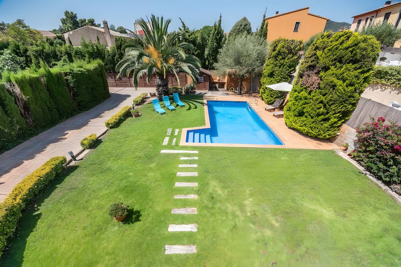 Casa Monica - bonita casa con jardín y piscina cerca del centro del pueblo in Calonge, Costa Brava