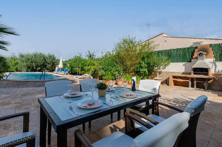 Luxus-Finca für 6 Personen, mit Terrasse und Garten sowie Pool, mit Haustier in Can Picafort - 3
