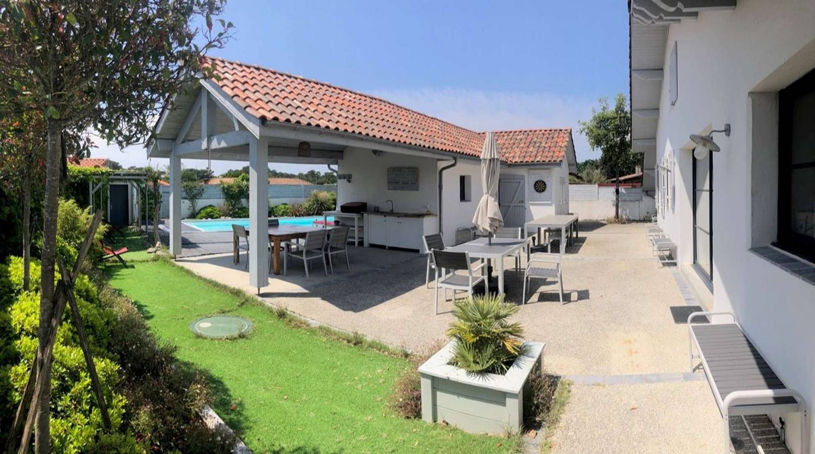 House with swimming-pool for 10/12 persons- Free Wifi in Capbreton, Côte d’Argent