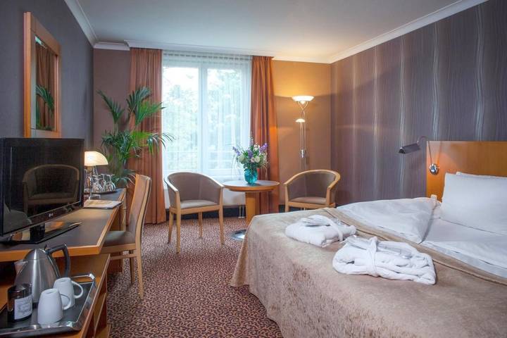 Hotel für 2 Personen, mit Terrasse und Garten sowie Sauna und Ausblick
