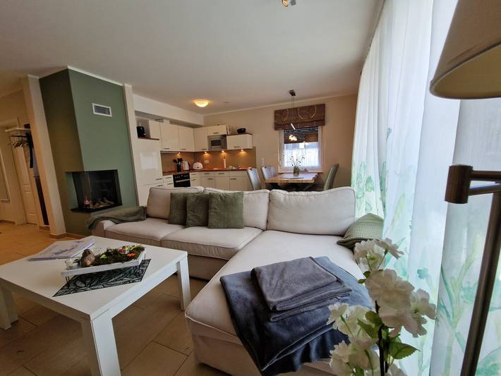 Ferienhaus für 6 Personen, mit Terrasse und Garten sowie Sauna und Whirlpool, mit Haustier