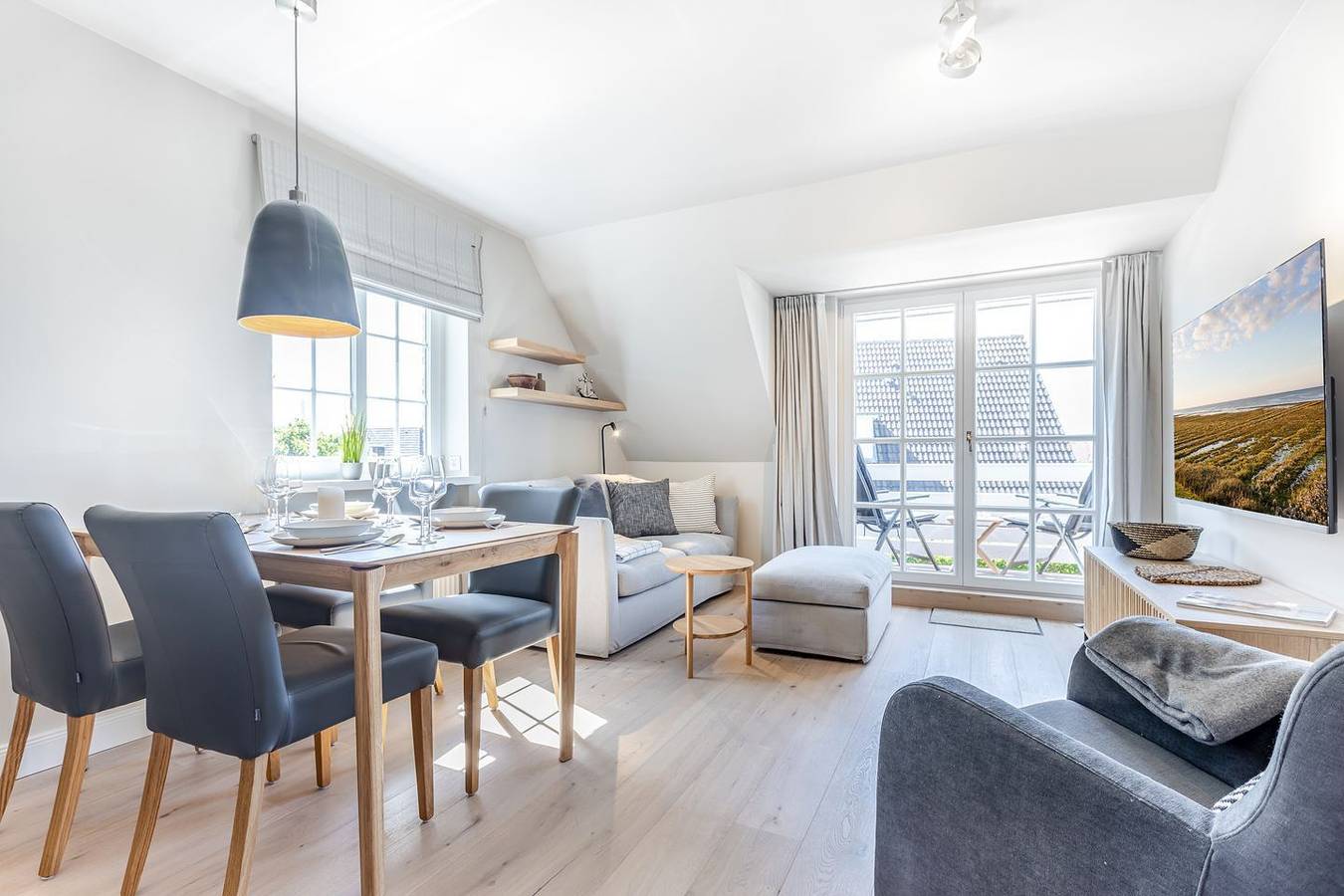 Ganze Wohnung, Ferienwohnung Kamp 28 – Stil, Licht und nordische Wohnqualität im Herzen von Westerland in Westerland, Sylt (Gemeinde)