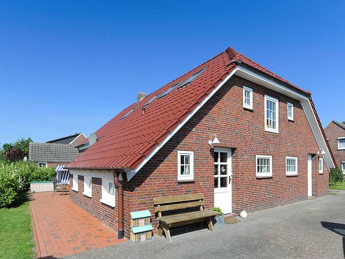 Ferienwohnung am Strand für 2 Personen, mit Garten an der Nordsee