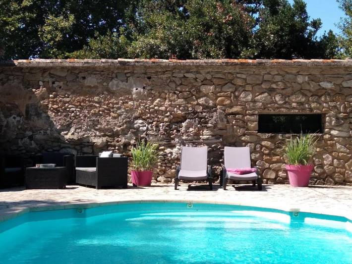 Chambre d’hôte pour 4 personnes, avec Terrasse et Jardin ainsi que Piscine et Vue à Monteux - 4