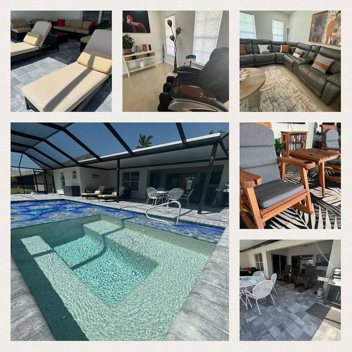 Hus för 8 Personer, med terass samt pool och trädgård och bubbelpool - 1