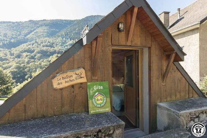 Location de vacances pour 2 personnes, avec balcon à Castillon-de-Larboust