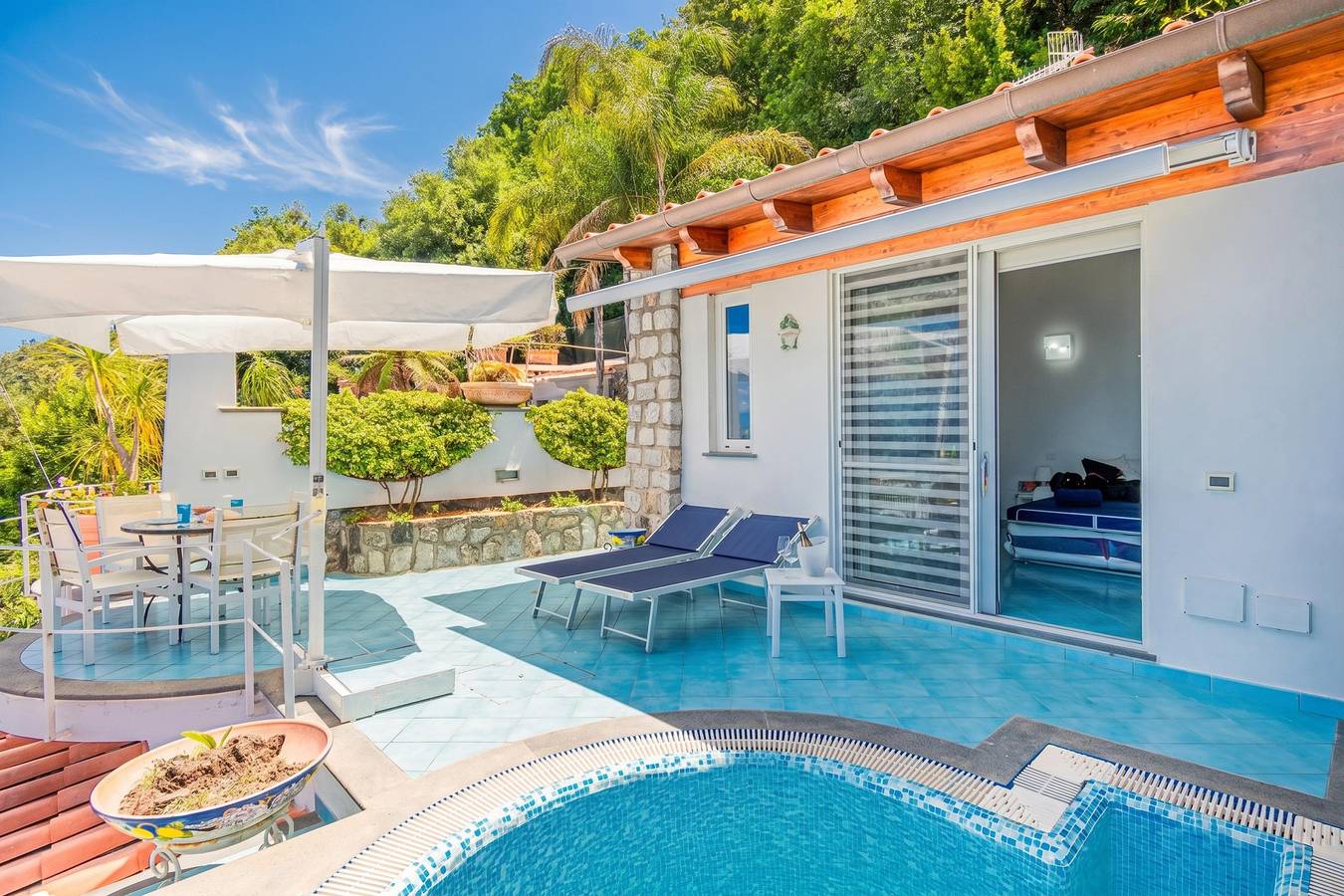 Ganze Wohnung, Dependance Castiglione With Pool And View in Casamicciola Terme, Ischia