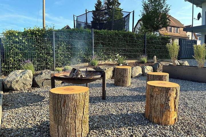 Ferienwohnung für 6 Personen, mit Garten