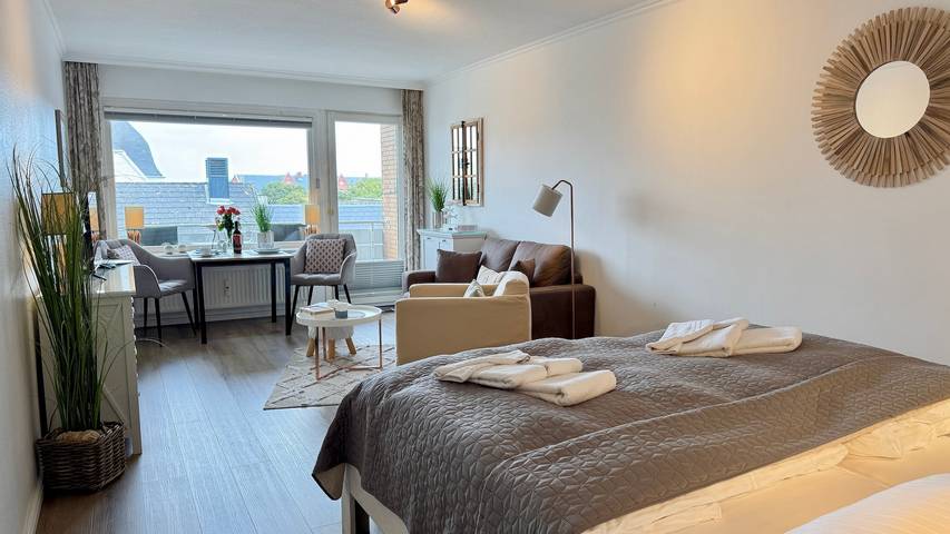 Ferienwohnung für 2 Personen, mit Balkon - 1