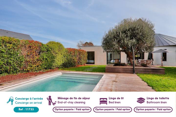 Location de vacances pour 10 personnes, avec jardin à Saint-Armel - 2