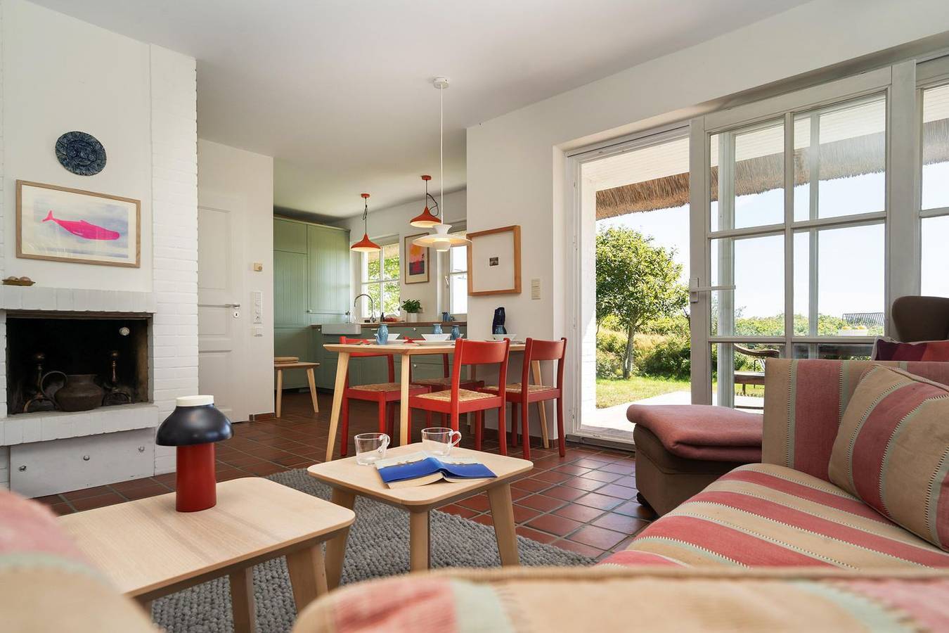 Reetdachhaus für 4 Pers. mit Sauna, Kamin, Garten, Stellplatz, Haustiere erlaubt. in List (Sylt), Sylt