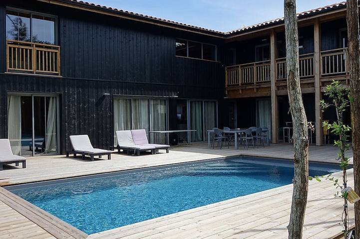 Chambre d’hôte pour 2 personnes, avec piscine au Bassin d'Arcachon