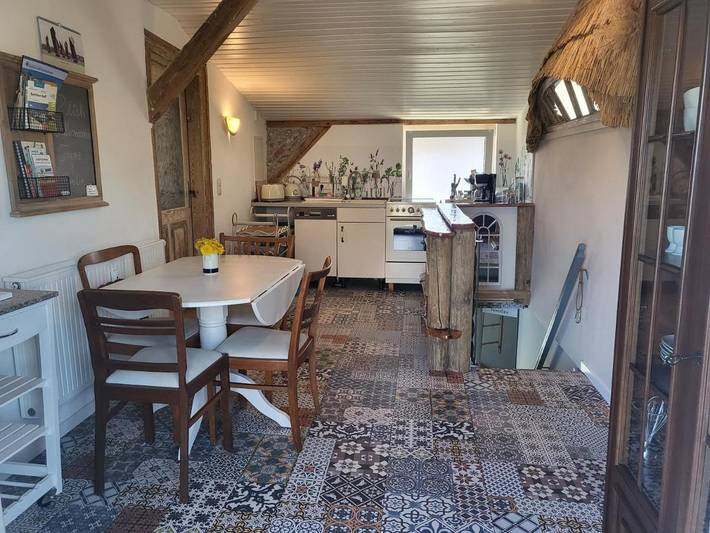 Ferienwohnung für 4 Personen, mit Balkon und Terrasse sowie Garten in Grambin