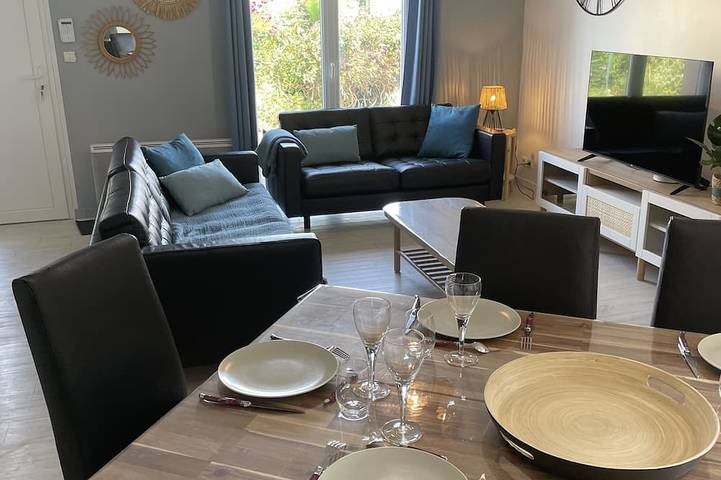 Maison de vacances pour 8 personnes, avec jardin et terrasse à Ver-sur-Mer