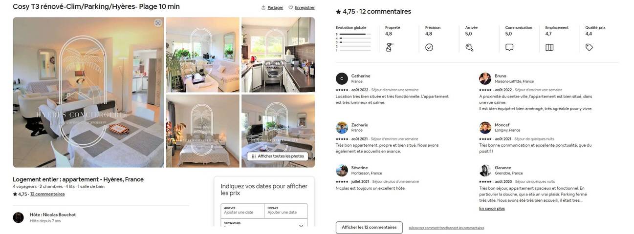 Camping für 6 Personen, kinderfreundlich in Hyeres - 2