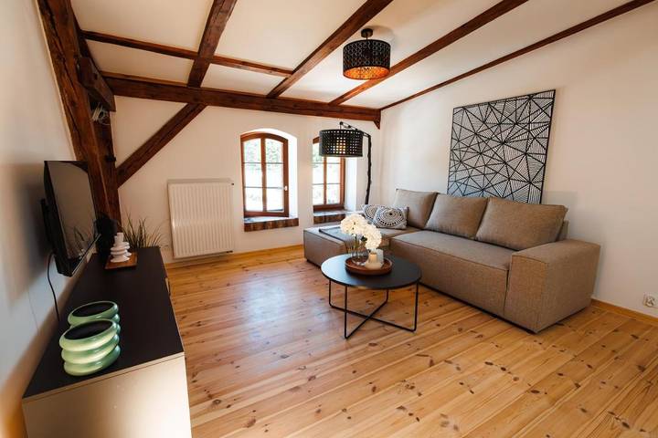 Apartament wakacyjny dla 8 osób, z sauna w Gniezno