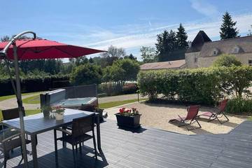 Location de vacances pour 4 personnes, avec jacuzzi, animaux acceptés à Coulonges-Cohan