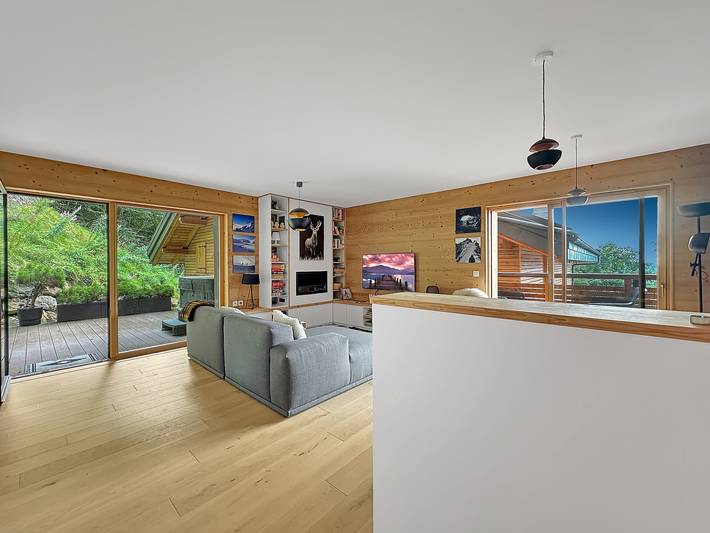 Geheel appartement, Vakantieappartement voor 8 personen met balkon in Grand Massif, Arâches-la-Frasse