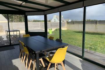 Location de vacances pour 2 personnes, avec jardin ainsi que jacuzzi et terrasse, animaux acceptés dans Plage Curnic