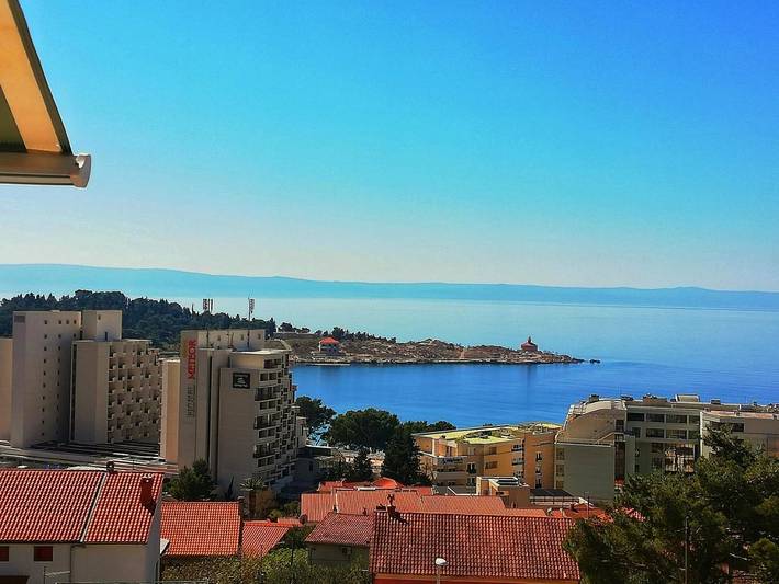 Maison d’hôte pour 9 personnes, avec jardin et vue à Makarska
