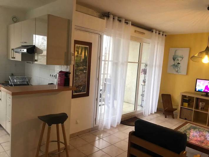 Appartement entier, Appartement moderne à Montpellier, 45 m², climatisation in Port Marianne, Montpellier
